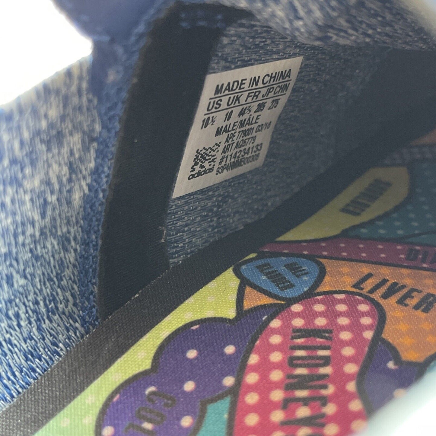 Size 10.5 - adidas Pharrell x Vulc Lace Up Blue Suede Brown Leather (AQ5779)