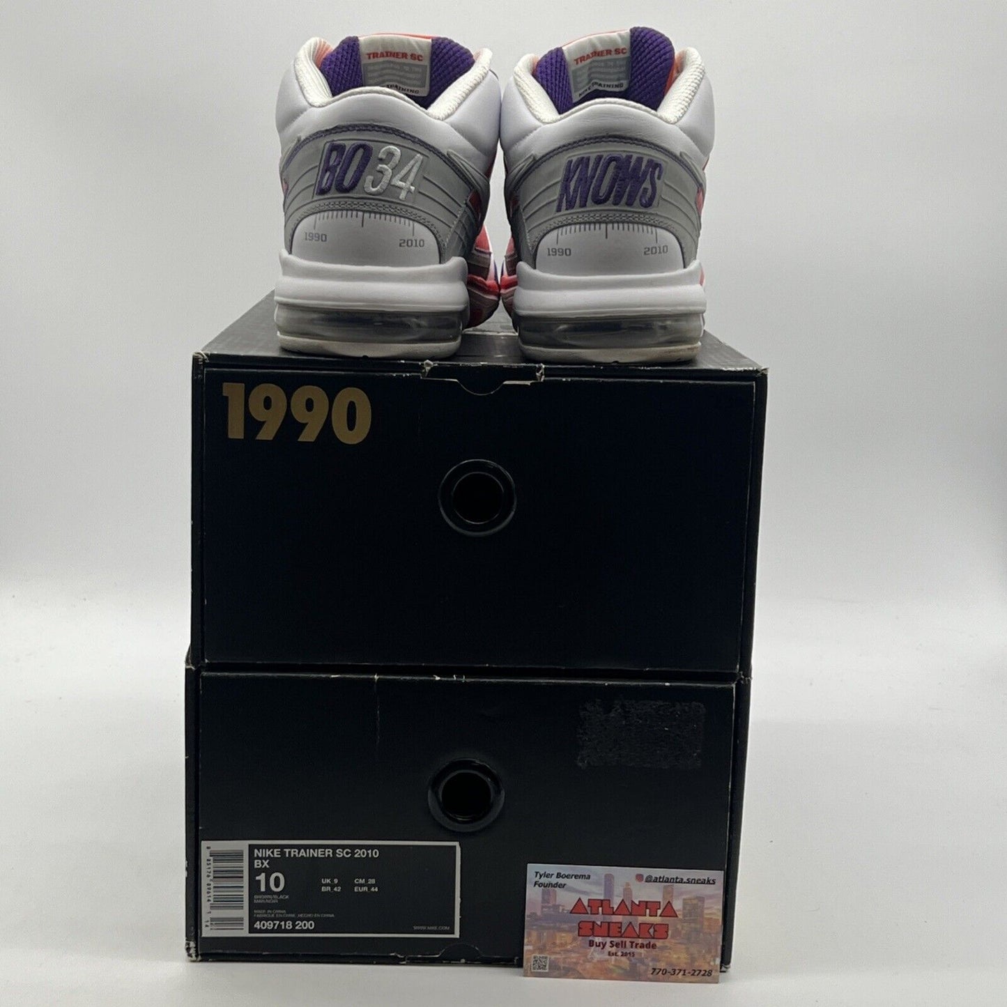 Size 10 - Nike Air Trainer SC 2010 BX 20th Anniversary Pack (409718-200)