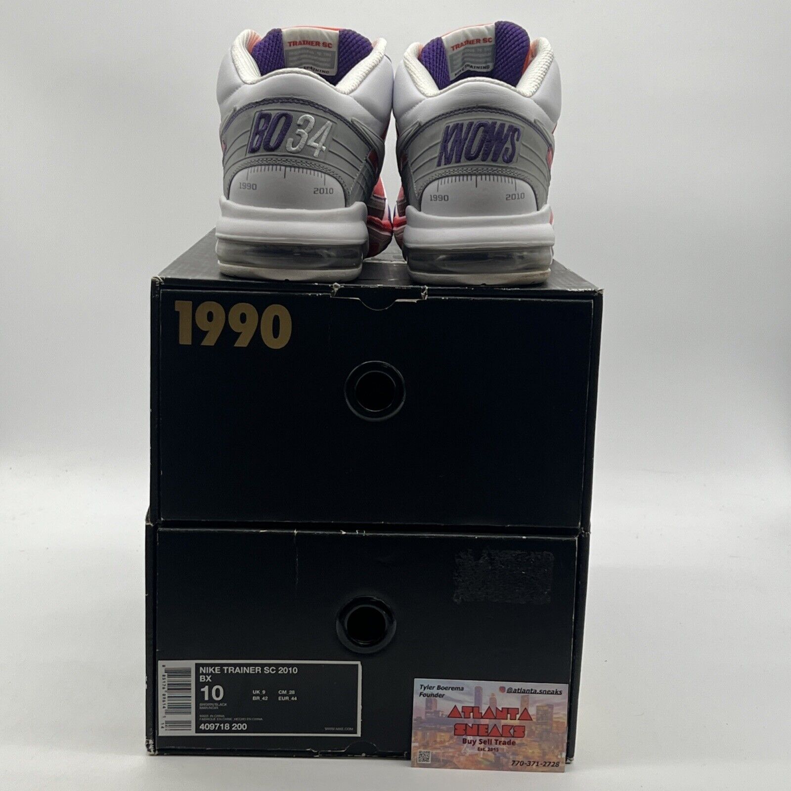 Size 10 - Nike Air Trainer SC 2010 BX 20th Anniversary Pack (409718-200)