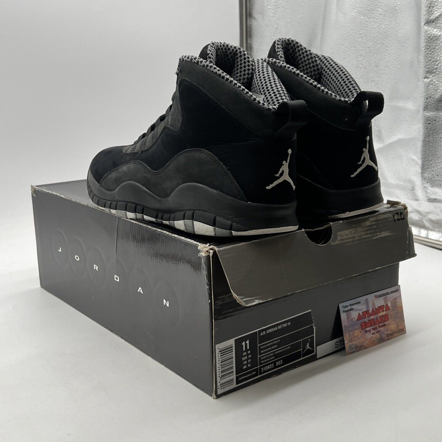 Size 11 - Air Jordan 10 Retro Stealth (310805-003)