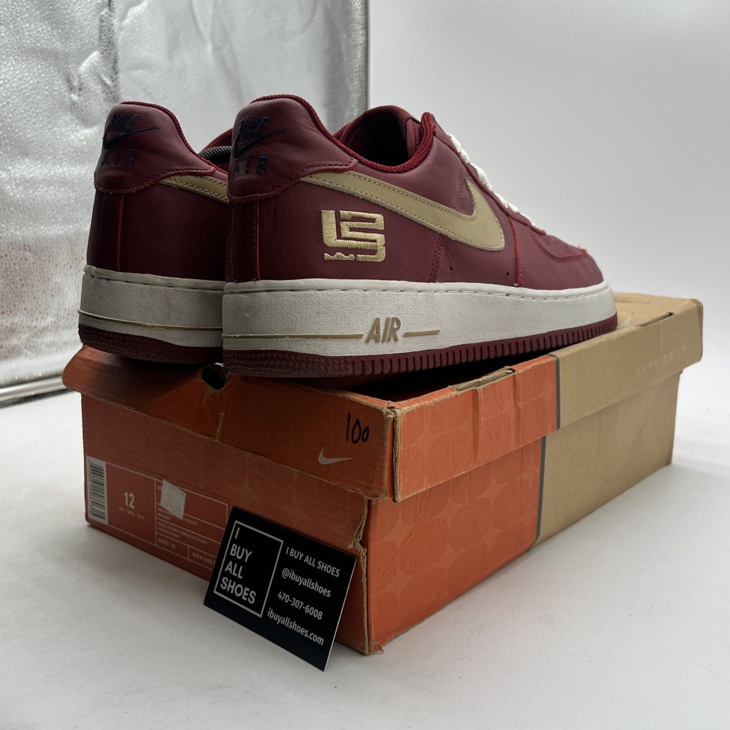 Size 12 - Nike Air Force 1 Low LeBron James (306353-671)