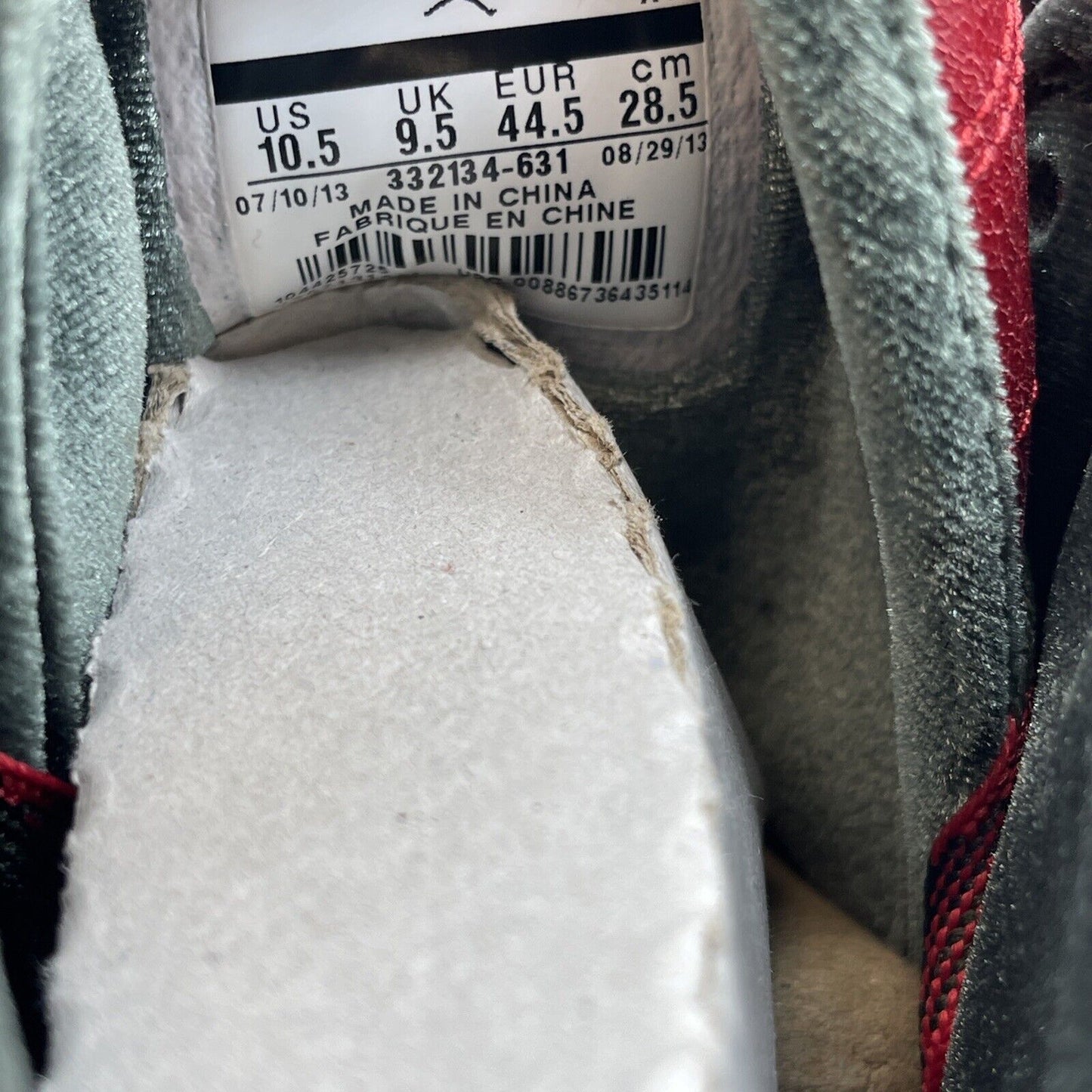 Size 10.5 - Air Jordan 1 Retro Premier 2013 High Gucci Red Green (332134-631)