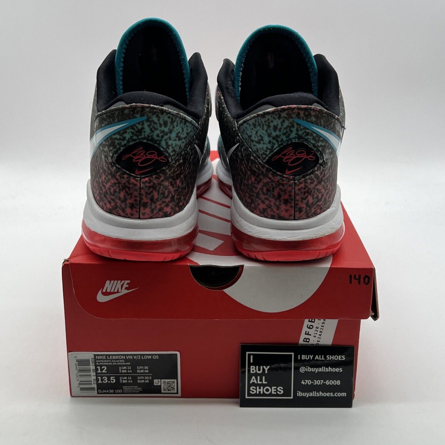 Size 12 - Nike LeBron 8 V/2 Retro 2021 Low Miami Night (DJ4436-100)