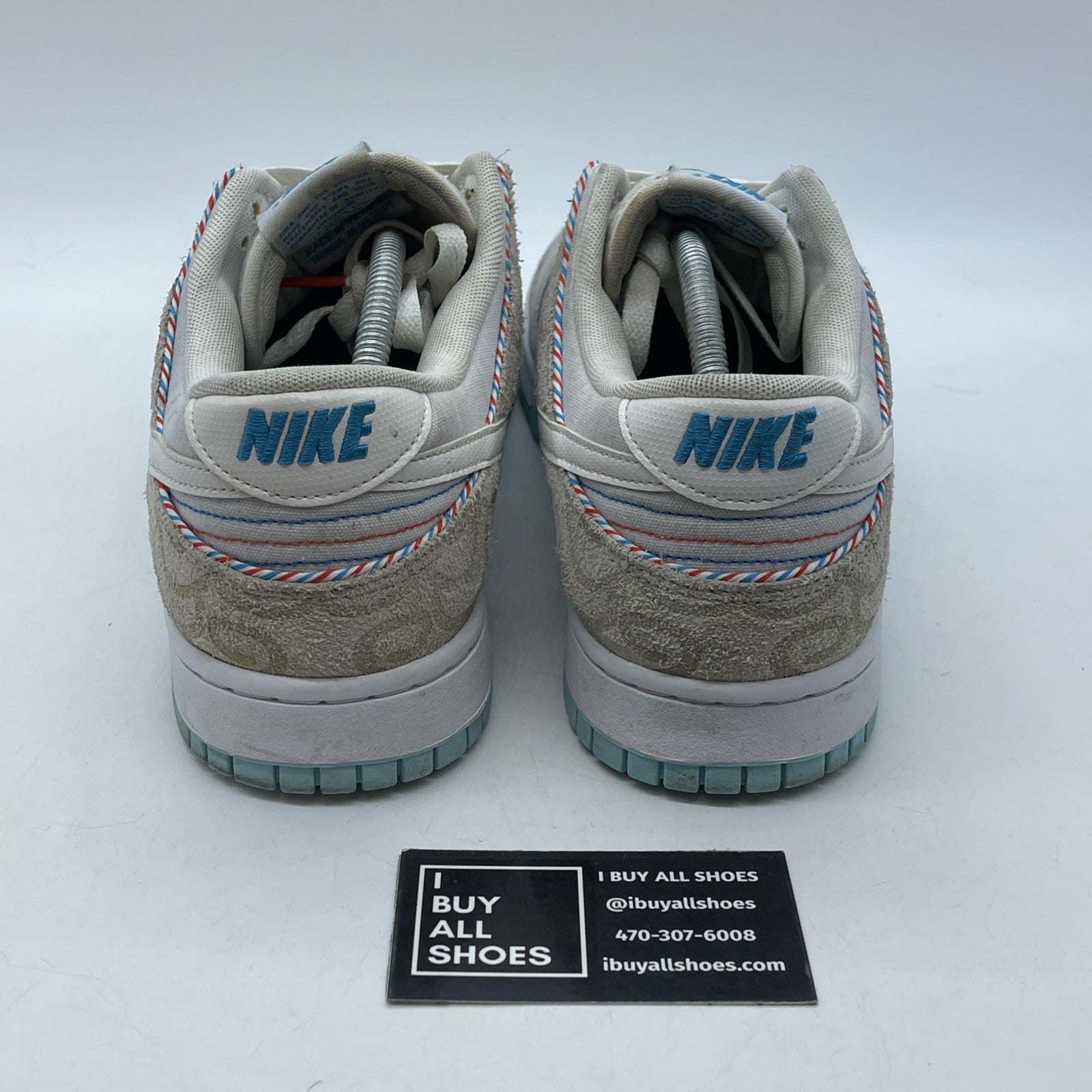 Size 11.5 - Nike Dunk SE Low Barber Shop - Grey Suede Leather (DH7614-500)