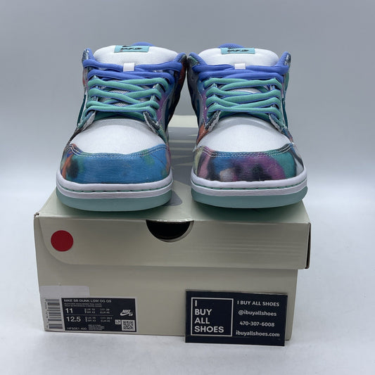 Size 11 - Futura Laboratories x Nike Dunk SB Low Bleached Aqua (HF6061-400)