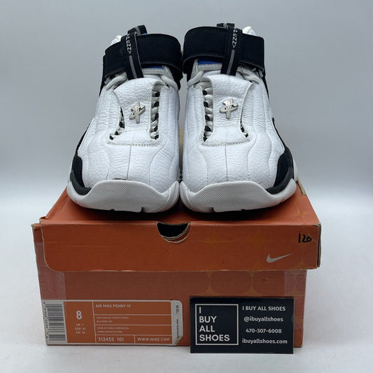 Size 8 - Nike Air Max Penny 4 2006 Orlando Home Black White Suede (312455-101)