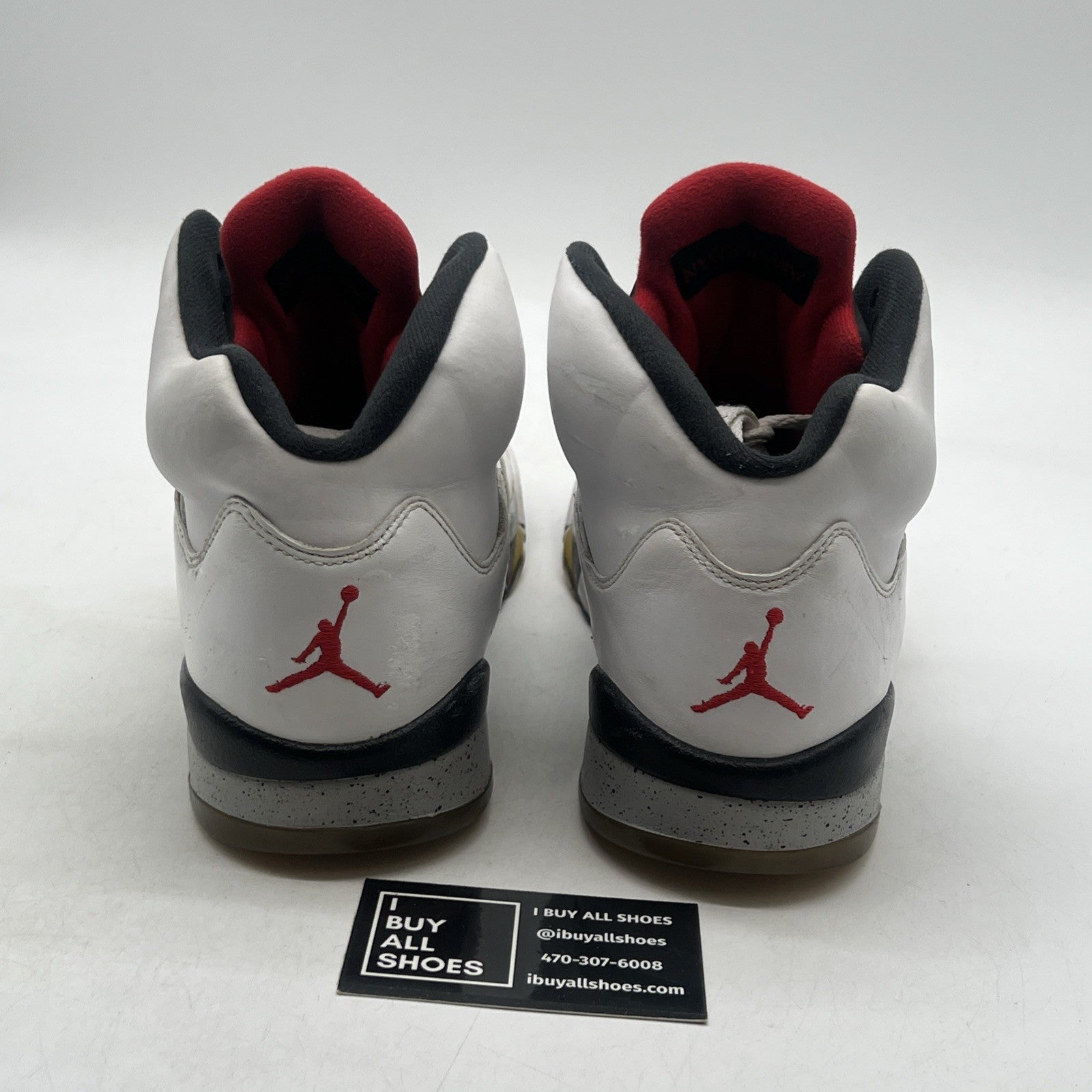 Size 11 - Air Jordan 5 Retro White Cement (136037-104)