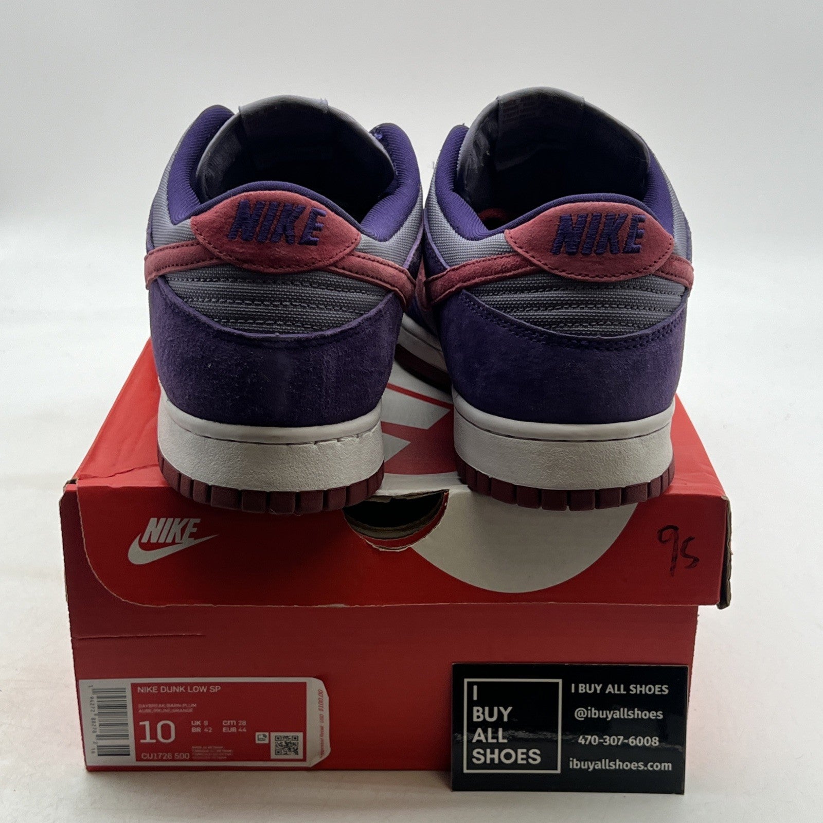 Size 10 - Nike Dunk Retro Vol. 1 SP 2020 Low Plum (CU1726-500)