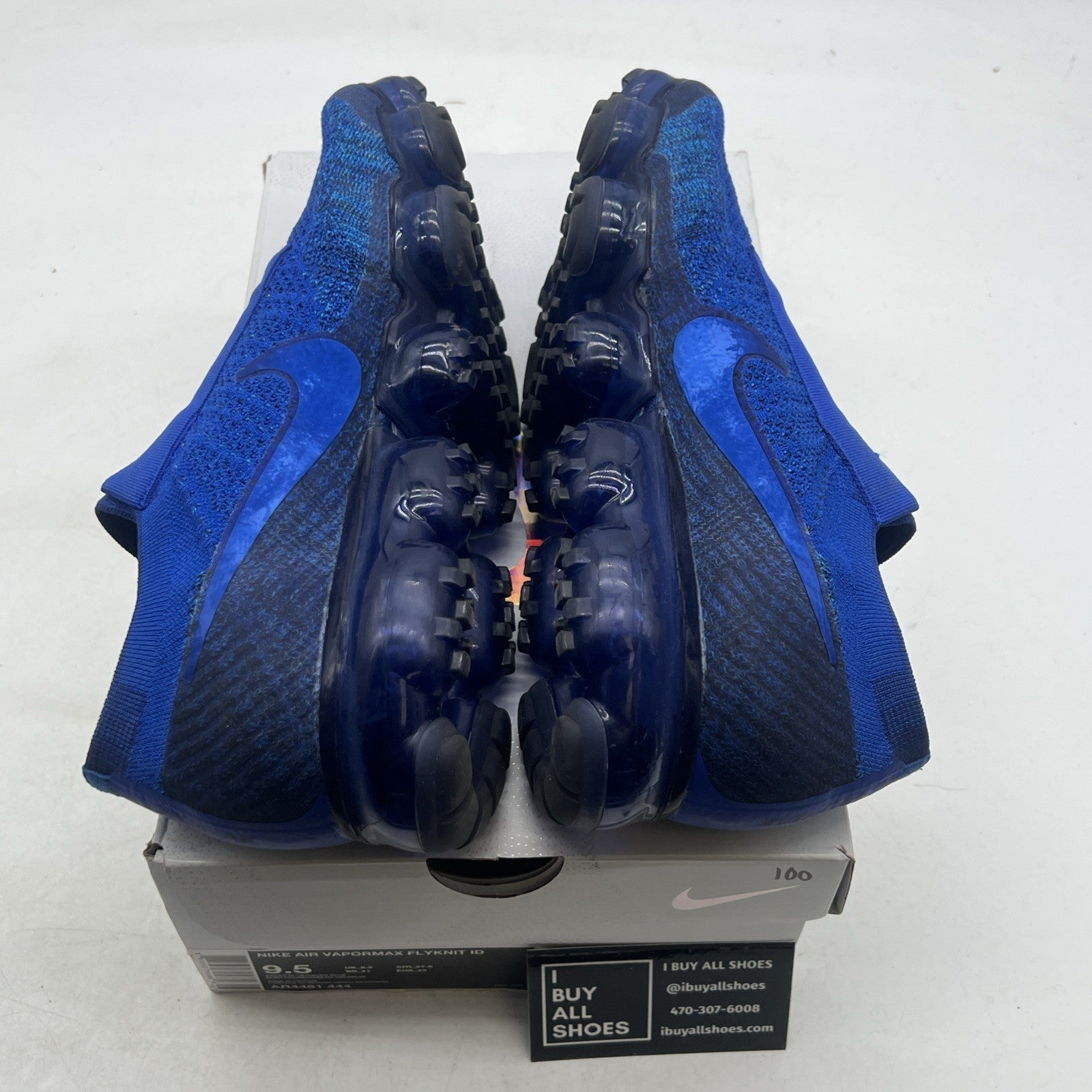 Size 9.5 - Nike Air VaporMax iD Racer Blue (AR4481-444)