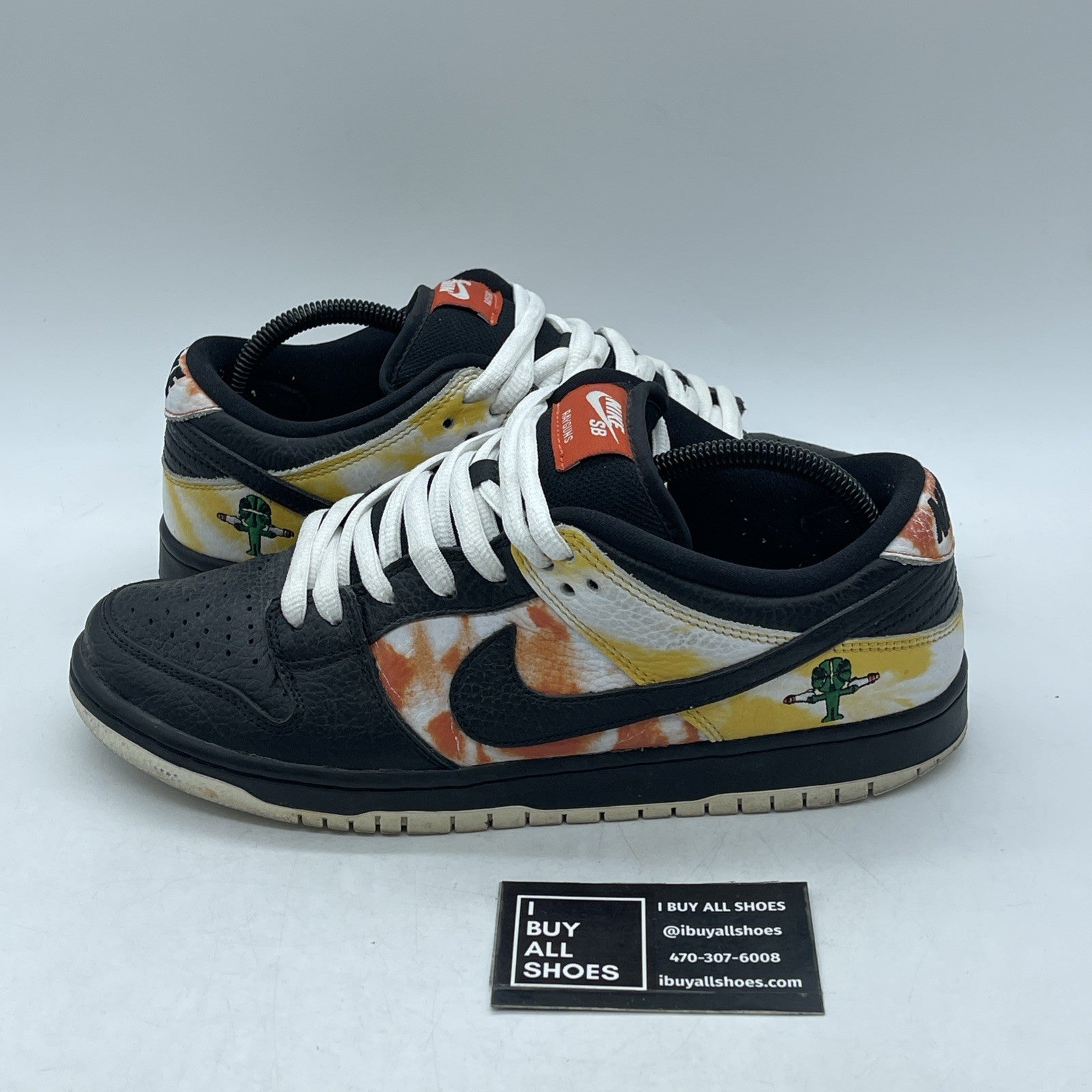 Size 9 - Nike Dunk SB Low Tie-Dye Raygun Black (BQ6832-001)