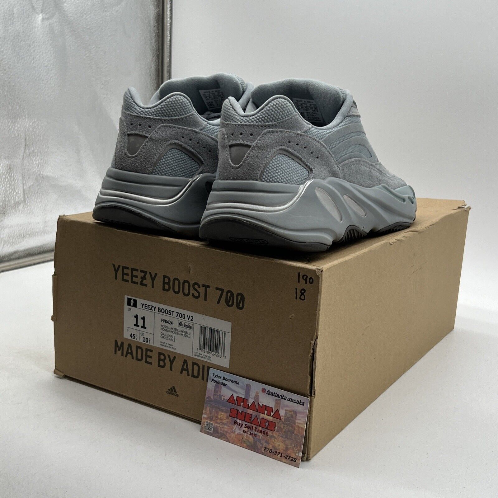 Size 11 - Adidas Yeezy Boost 700 V2 Hospital Blue (FV8424)