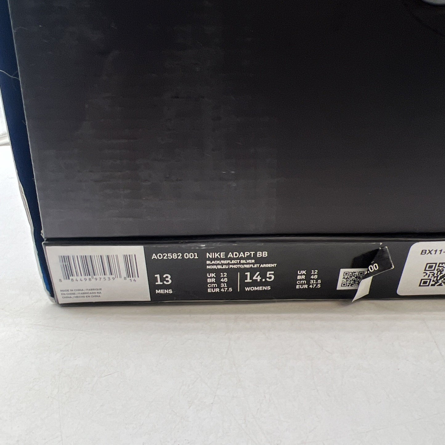 Size 13 - Nike Adapt BB Black - (AO2582-001)