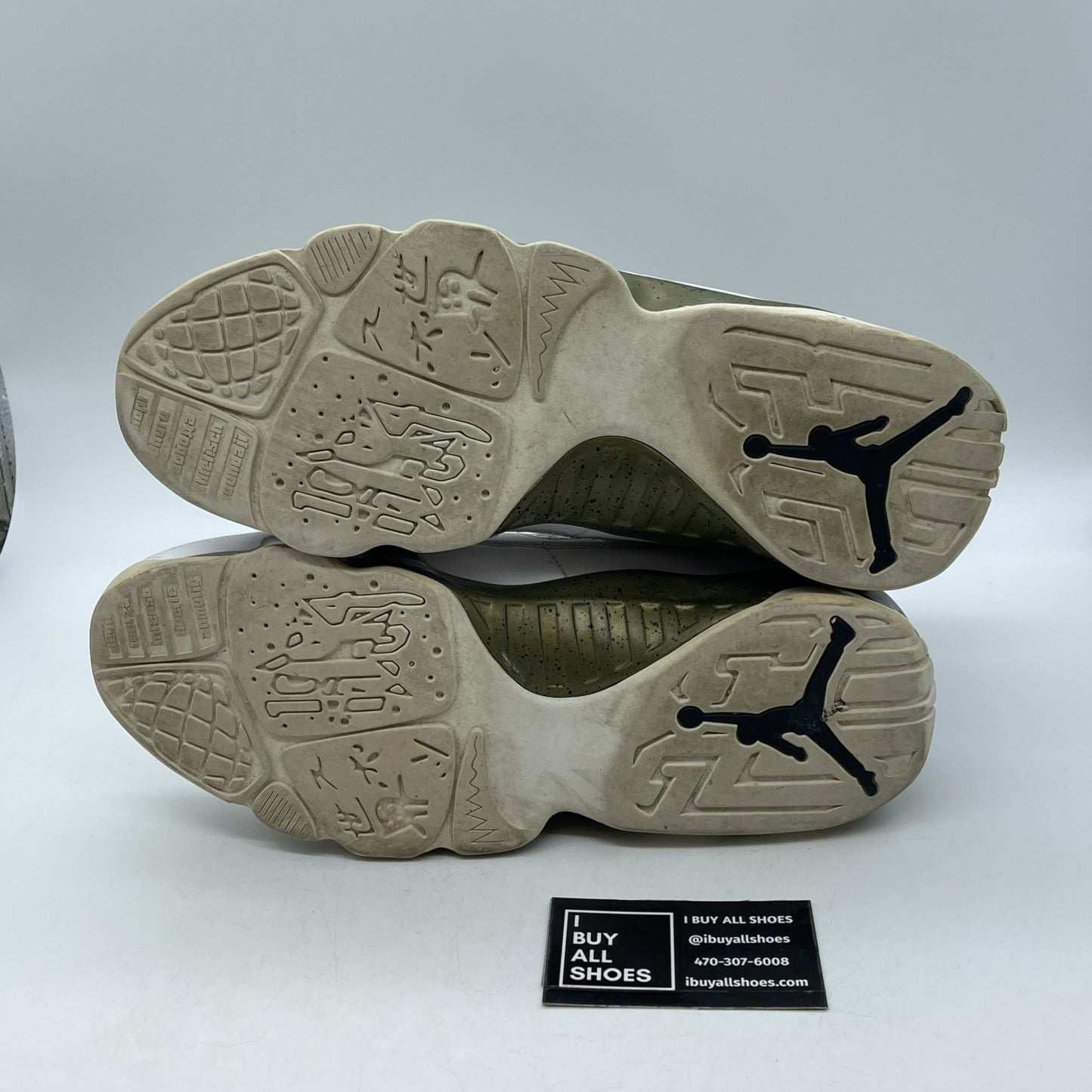 Size 11.5 - Air Jordan 9 Retro Statue White Green Leather (302370-109)