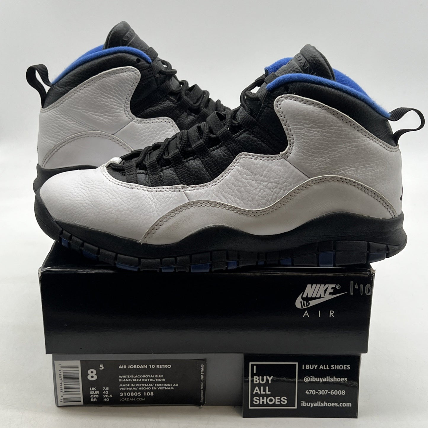 Size 8.5 - Air Jordan 10 Retro 2018 Orlando (310805-108)