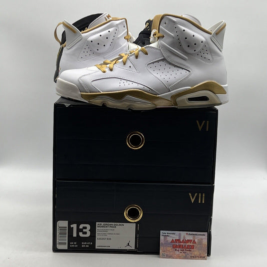 Size 13 - Air Jordan 7/6 Retro Golden Moments Pack (535357-935)