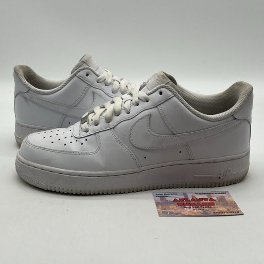 Size 10.5W - Nike Air Force 1 Low White Leather 2018 (DD8959-100)