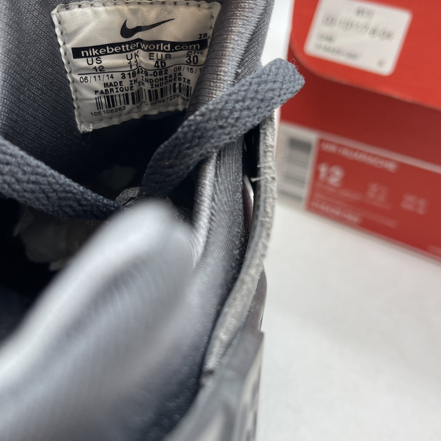 Size 12 - Nike Air Huarache Cool Grey (318429-082)