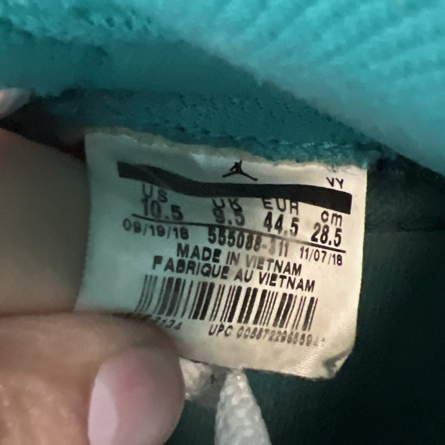 Size 10.5 - Air Jordan 1 Retro OG High Turbo Green (555088-311)