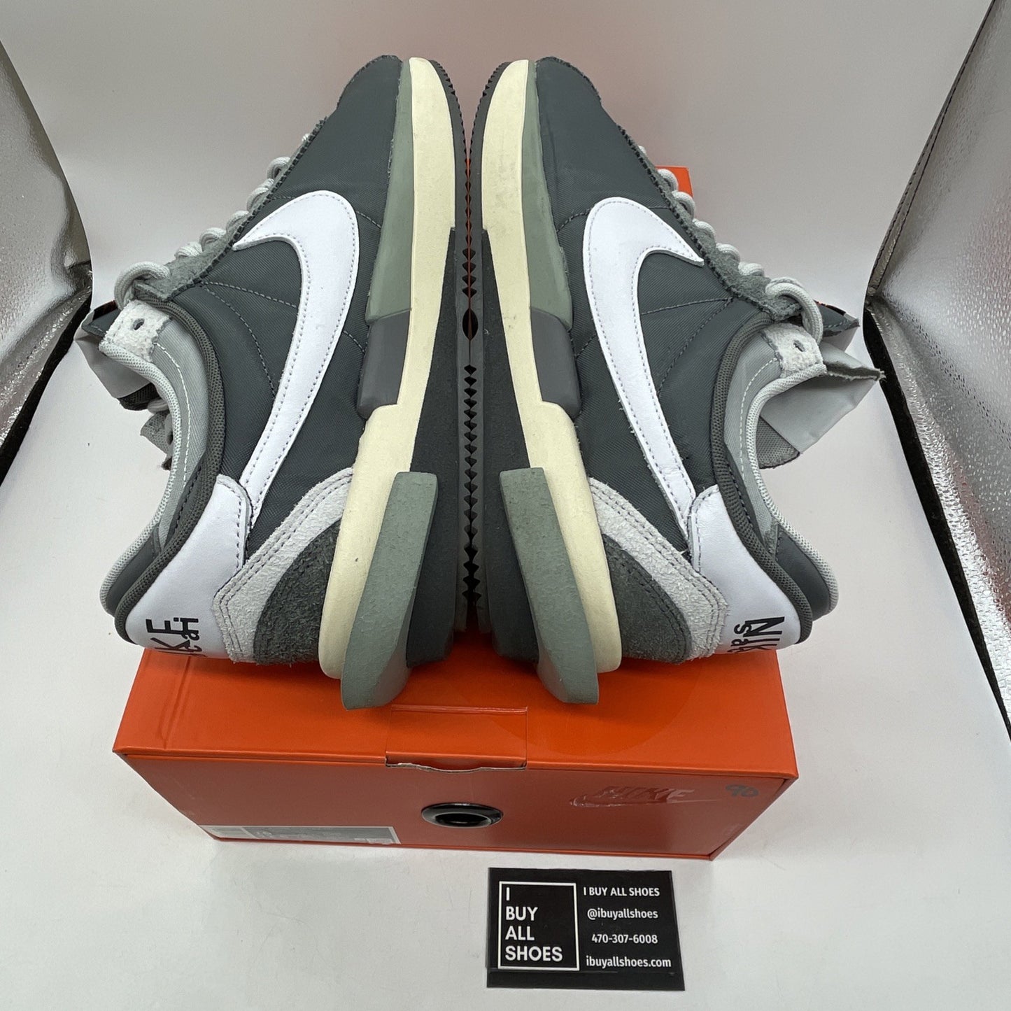 Size 10 - Nike sacai x Zoom Cortez SP Iron Grey (DQ0581-001)