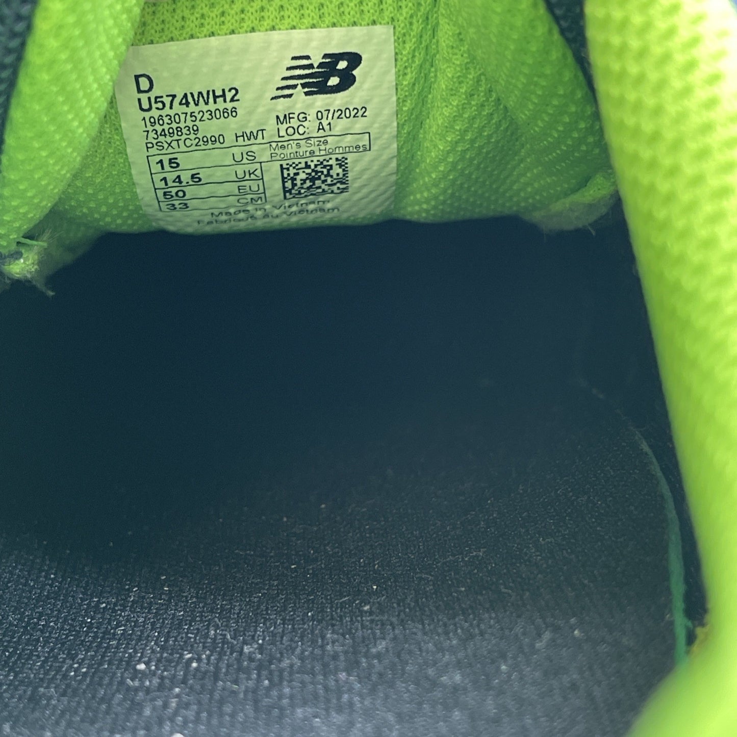 Size 16 - New Balance 574 Green Purple (U574WH2)