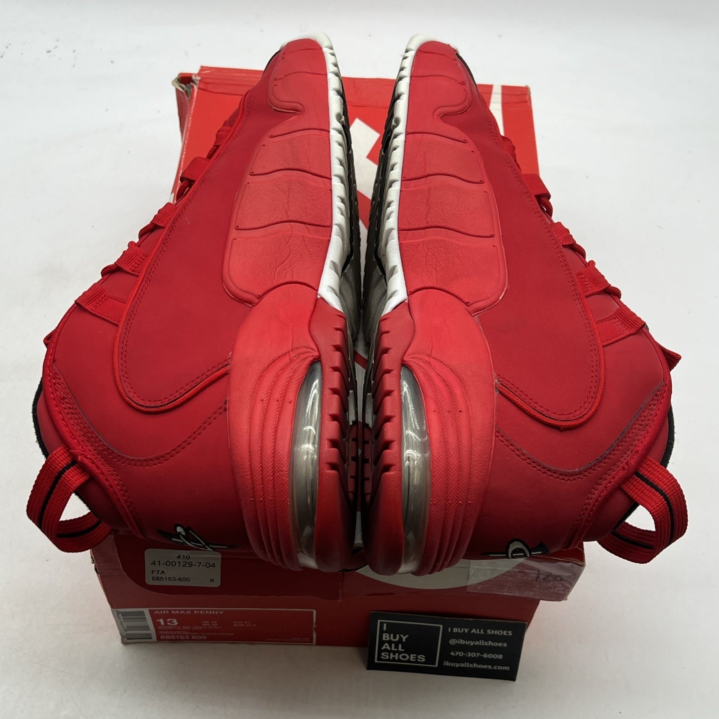 Size 13 - Nike Air Max Penny 1 University Red (685153-600)