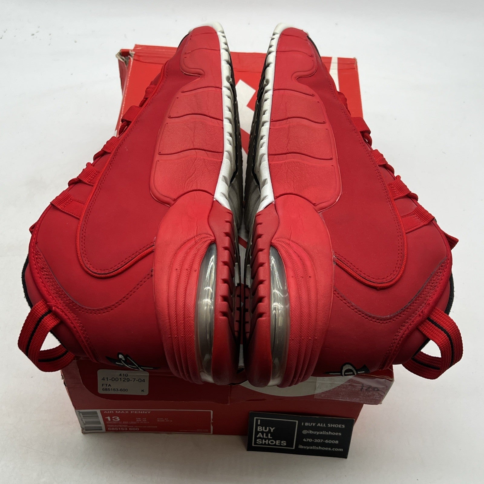 Size 13 - Nike Air Max Penny 1 University Red (685153-600)