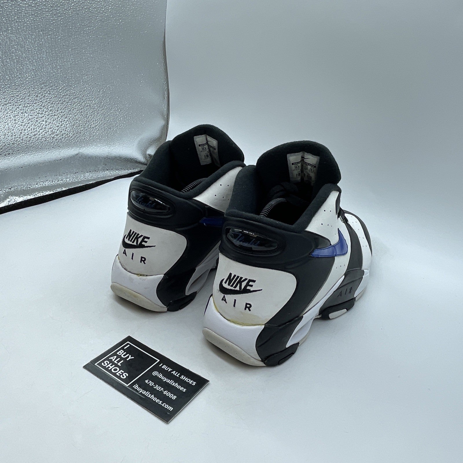 Size 10.5 - Nike Air Up 2014 Black Game Royal (630929-004)