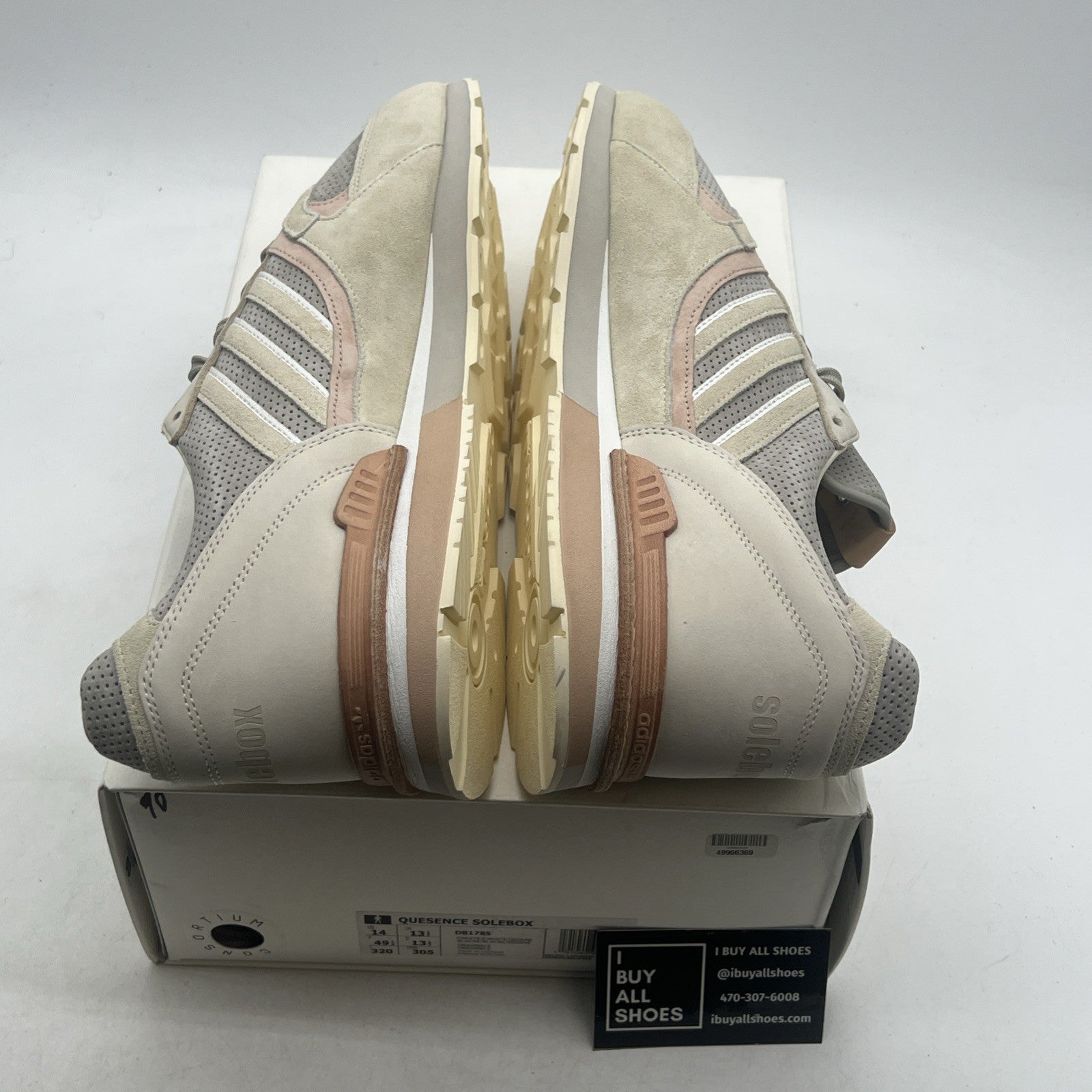Size 14 - adidas Solebox x Quesence Italian Leathers Pack (DB1785)