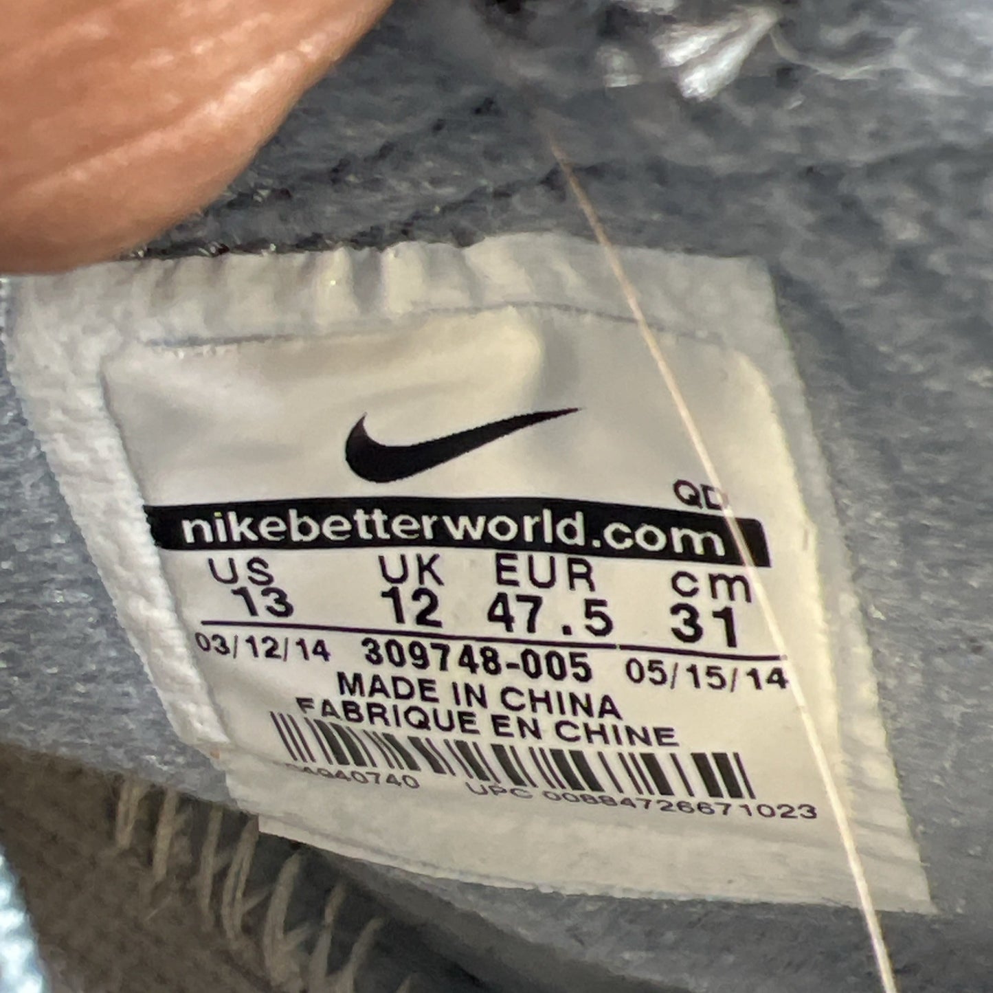 Size 13 - Nike Air Trainer Max 91 Gray (309748-005)