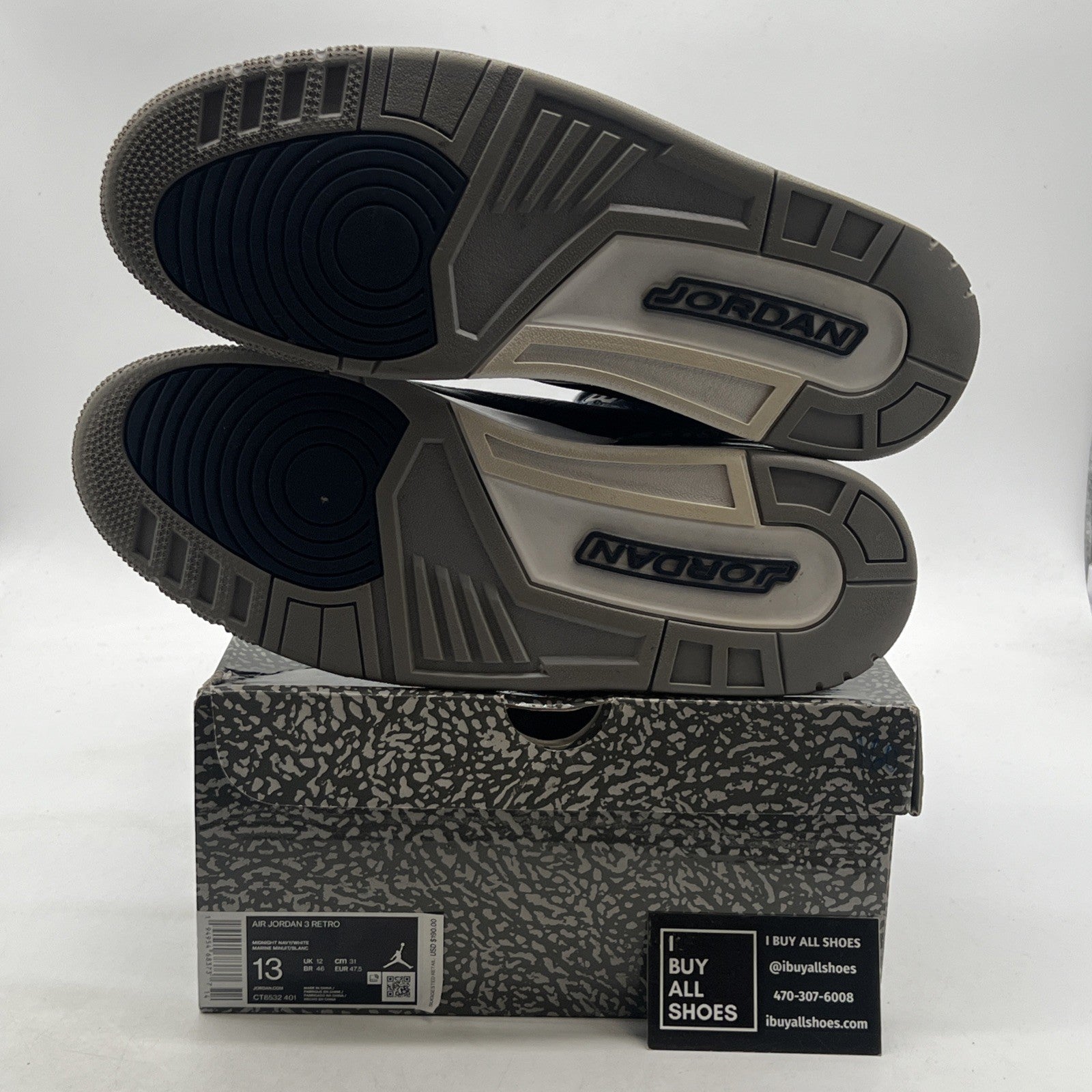 Size 13 - Air Jordan 3 Retro Blue (CT8532-401)
