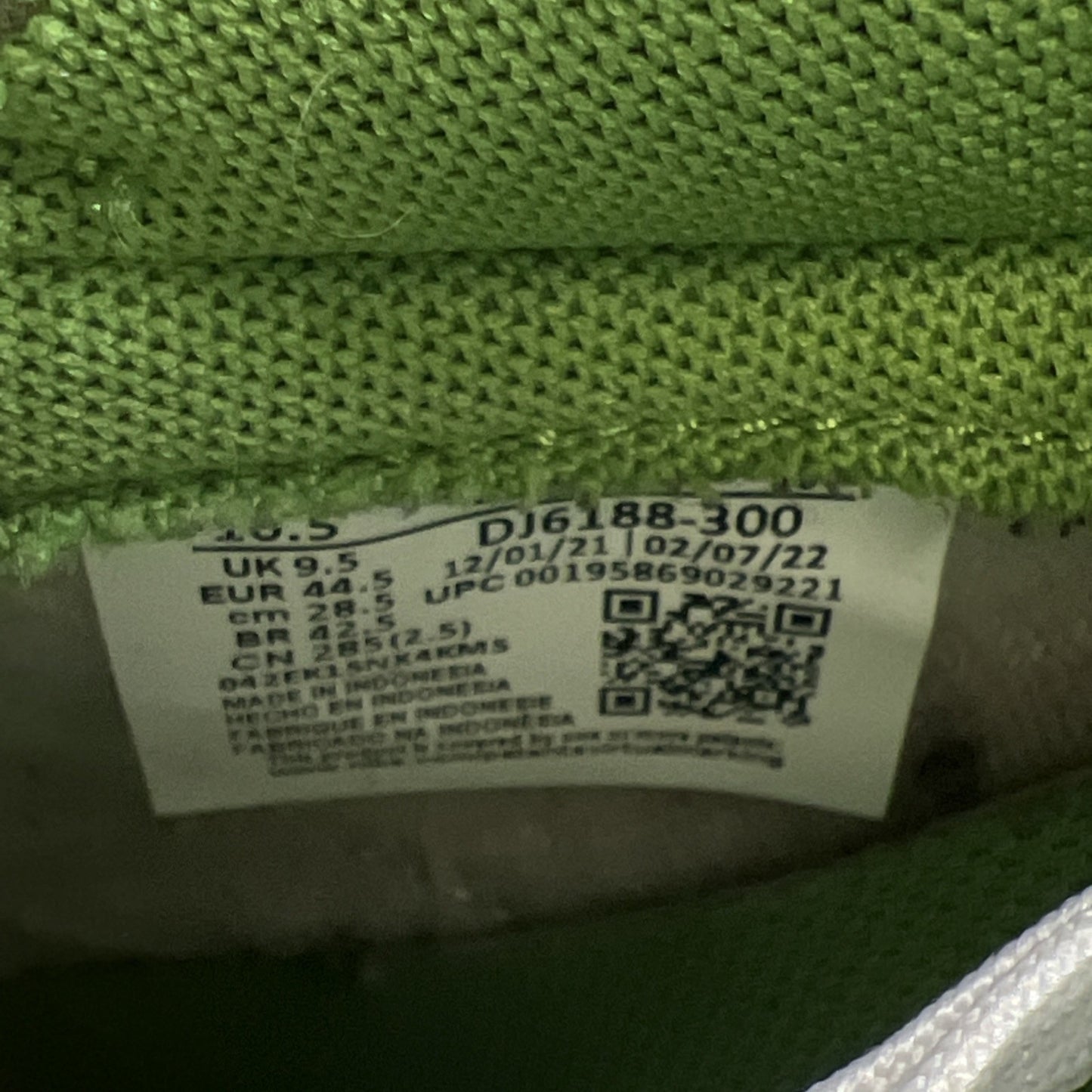 Size 10.5 - Nike Dunk Low Chlorophyll (DJ6188-300)