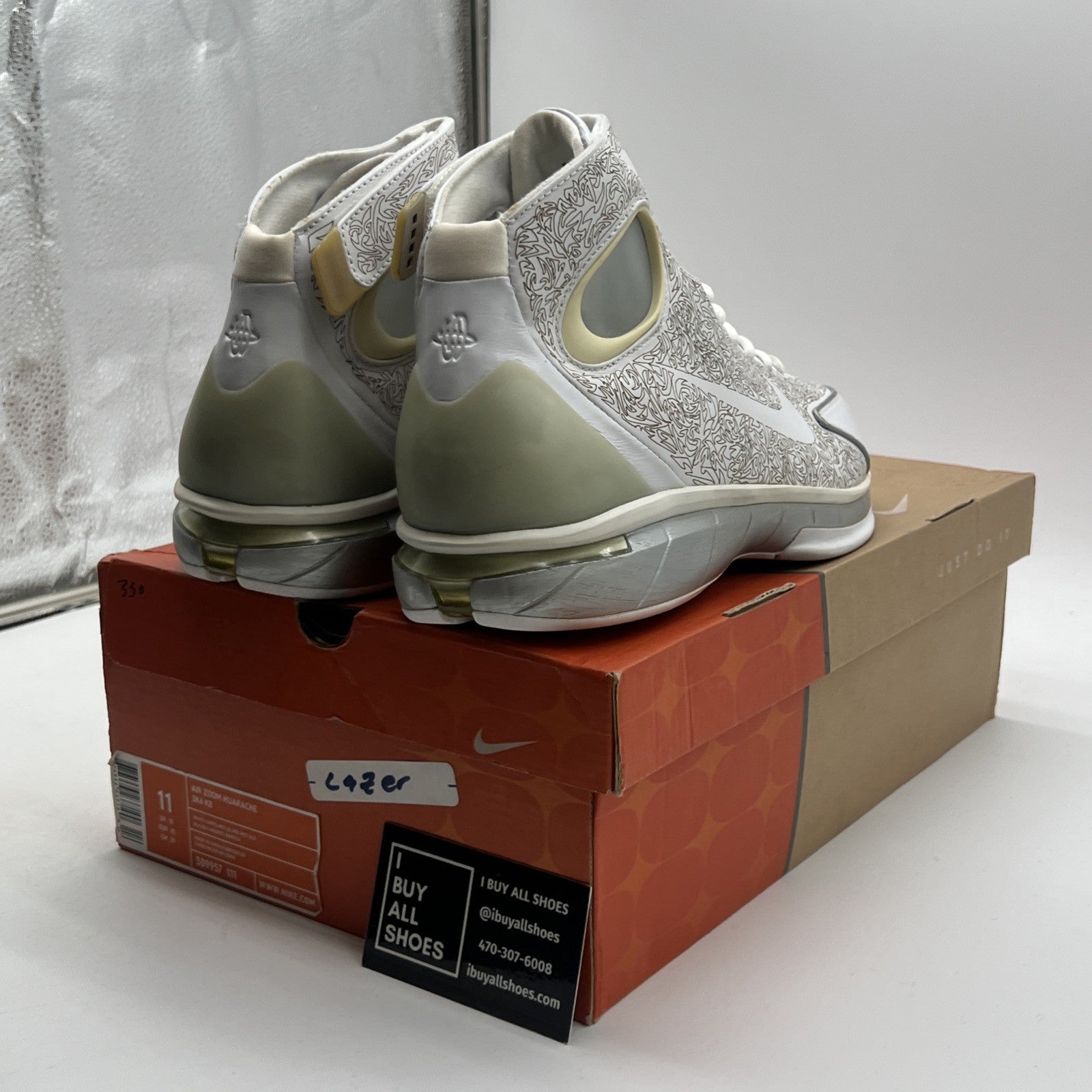 Size 11 - Nike Air Zoom Huarache 2K4 KB Kobe Laser (309957-111)