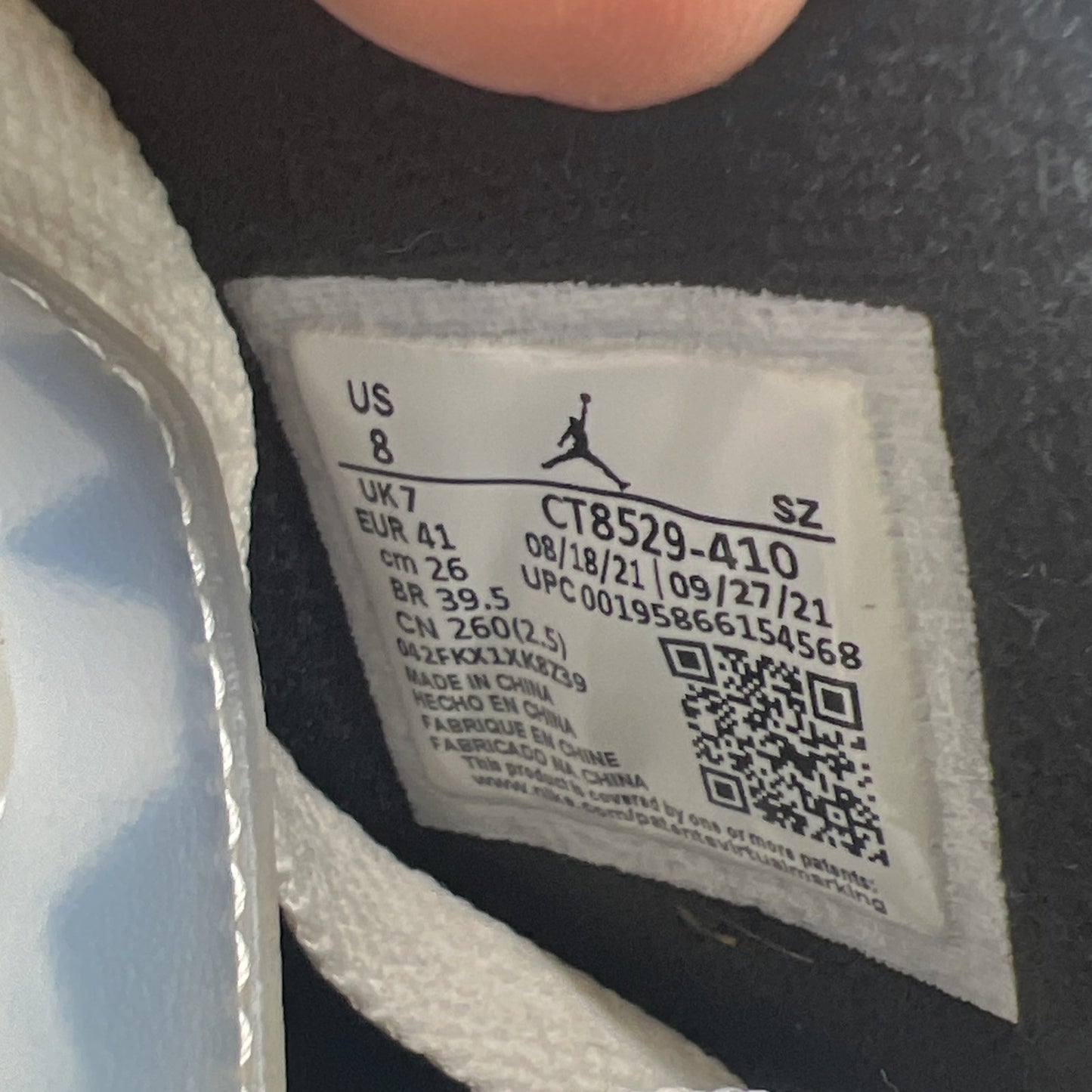 Size 8 - Air Jordan 6 Retro Mid UNC Home (CT8529-410)