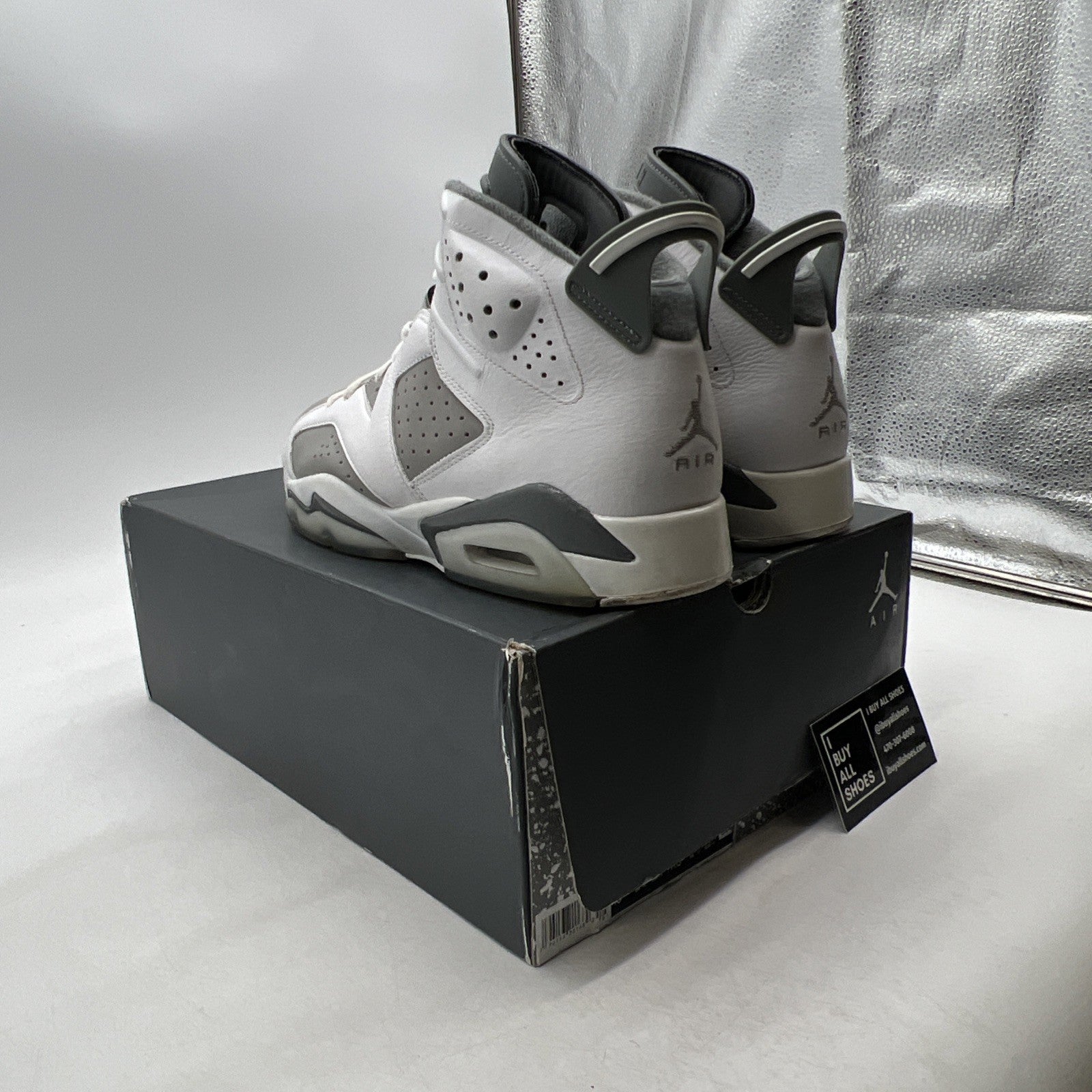 Size 10 - Air Jordan 6 Retro Low Cool Grey (CT8529-100)
