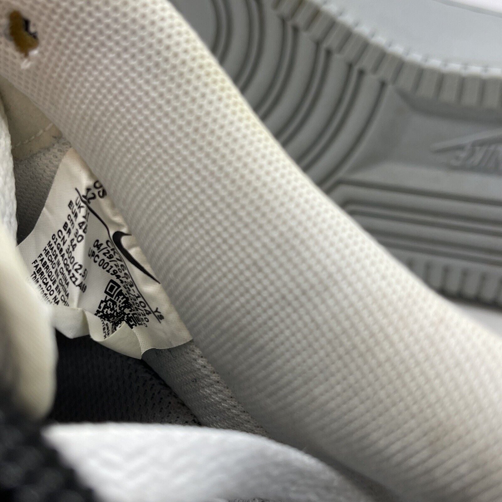 Size 12 - Nike Air Force 1 '07 White Grey Sole Suede Leather (CK7663-104)