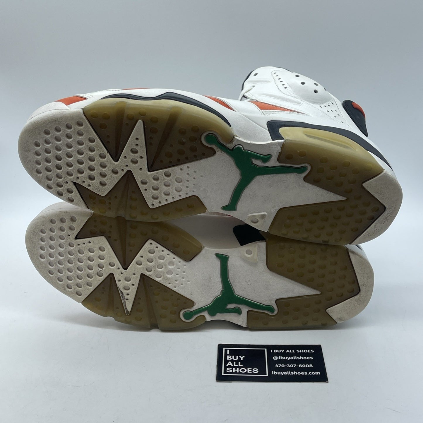 Size 11 - Air Jordan 6 Retro Gatorade Orange White Suede Leather (384664-145)