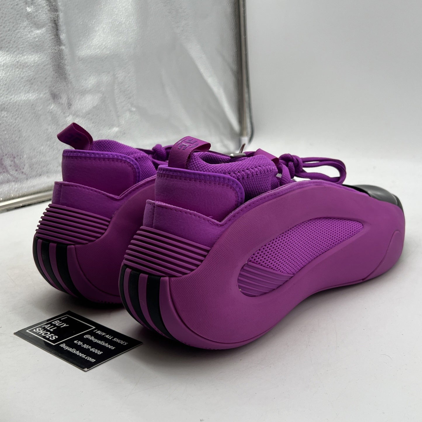Size 13 - adidas Harden Vol. 8 Purple Burst (IG6647)