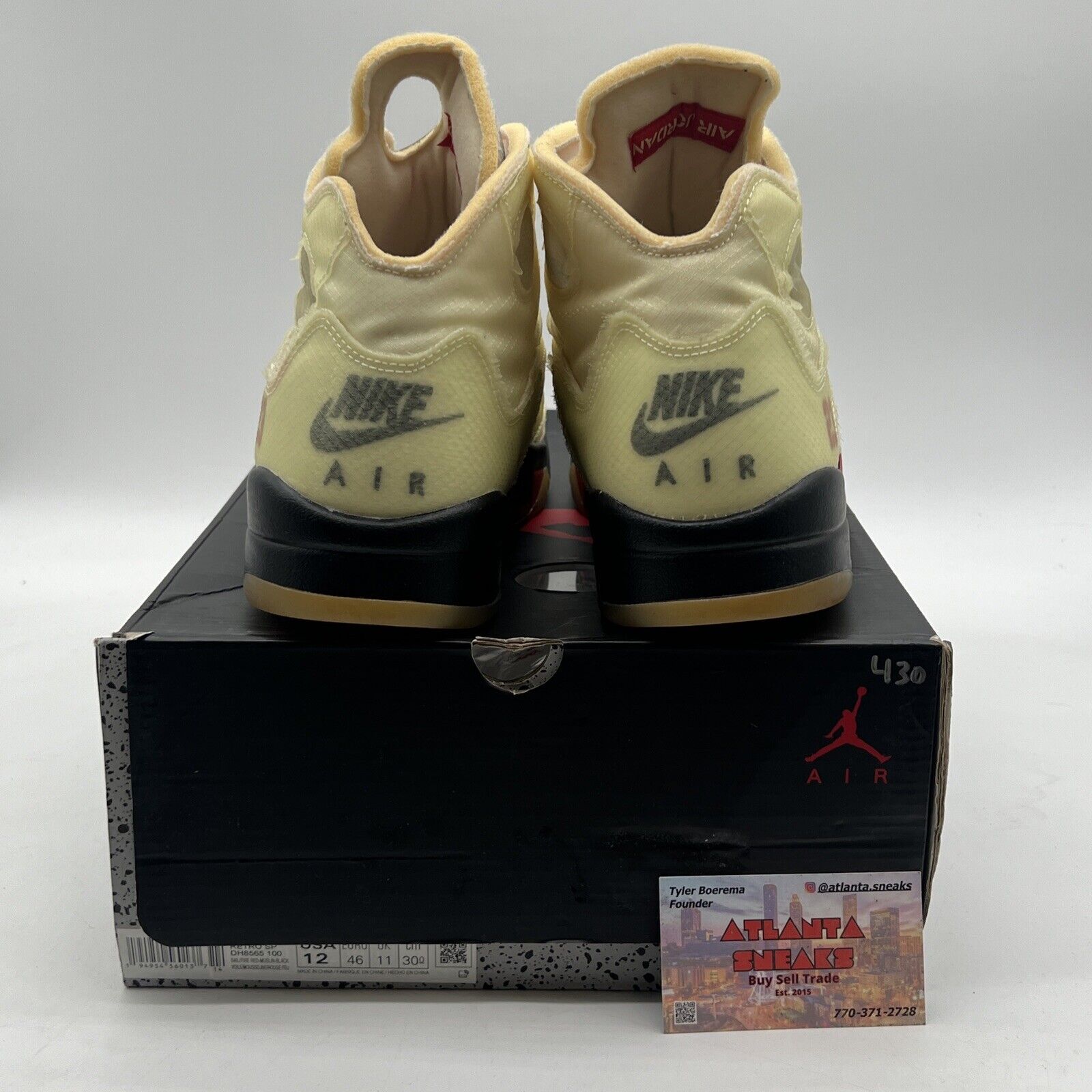 Size 12 - Air Jordan 5 SP x Off-White Mid Sail (DH8565-100)
