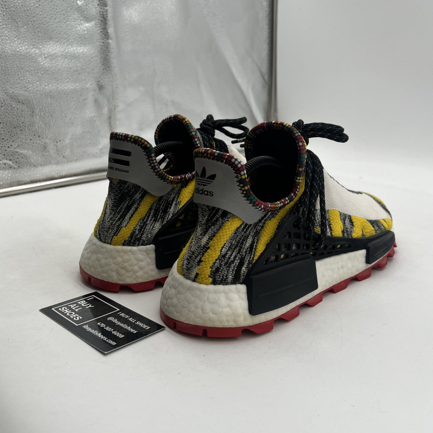 Size 10 - adidas Pharrell x NMD Human Race Trail Solar Pack (BB9527)