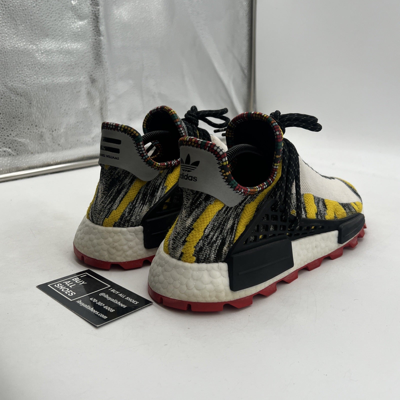 Size 10 - adidas Pharrell x NMD Human Race Trail Solar Pack (BB9527)