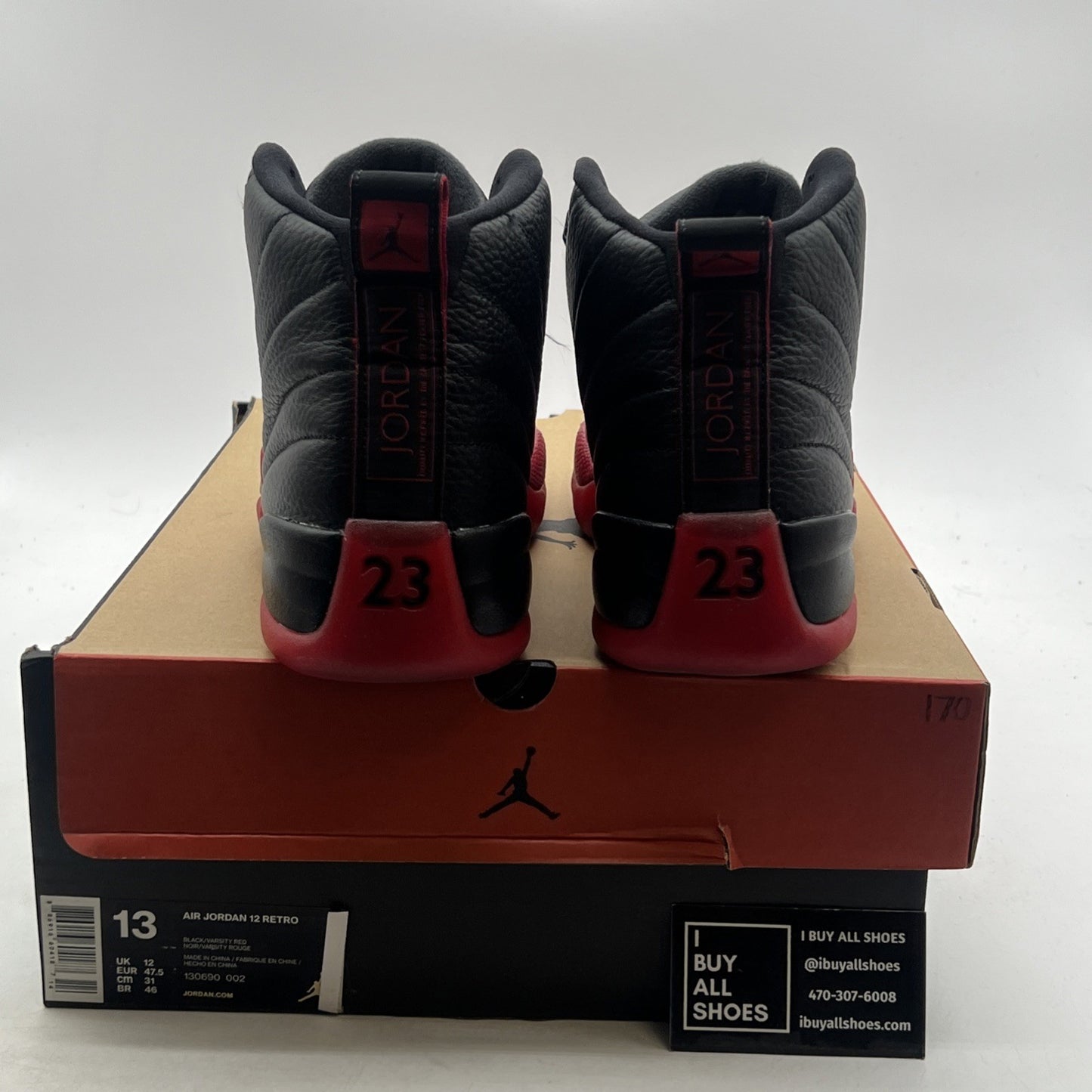 Size 13 - Air Jordan 12 Retro Mid Flu Game (130690-002)