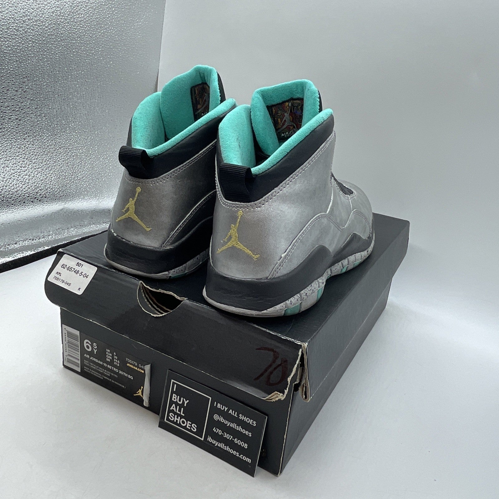 Size 6.5Y - Air Jordan 10 Retro Lady Liberty (705179-045)