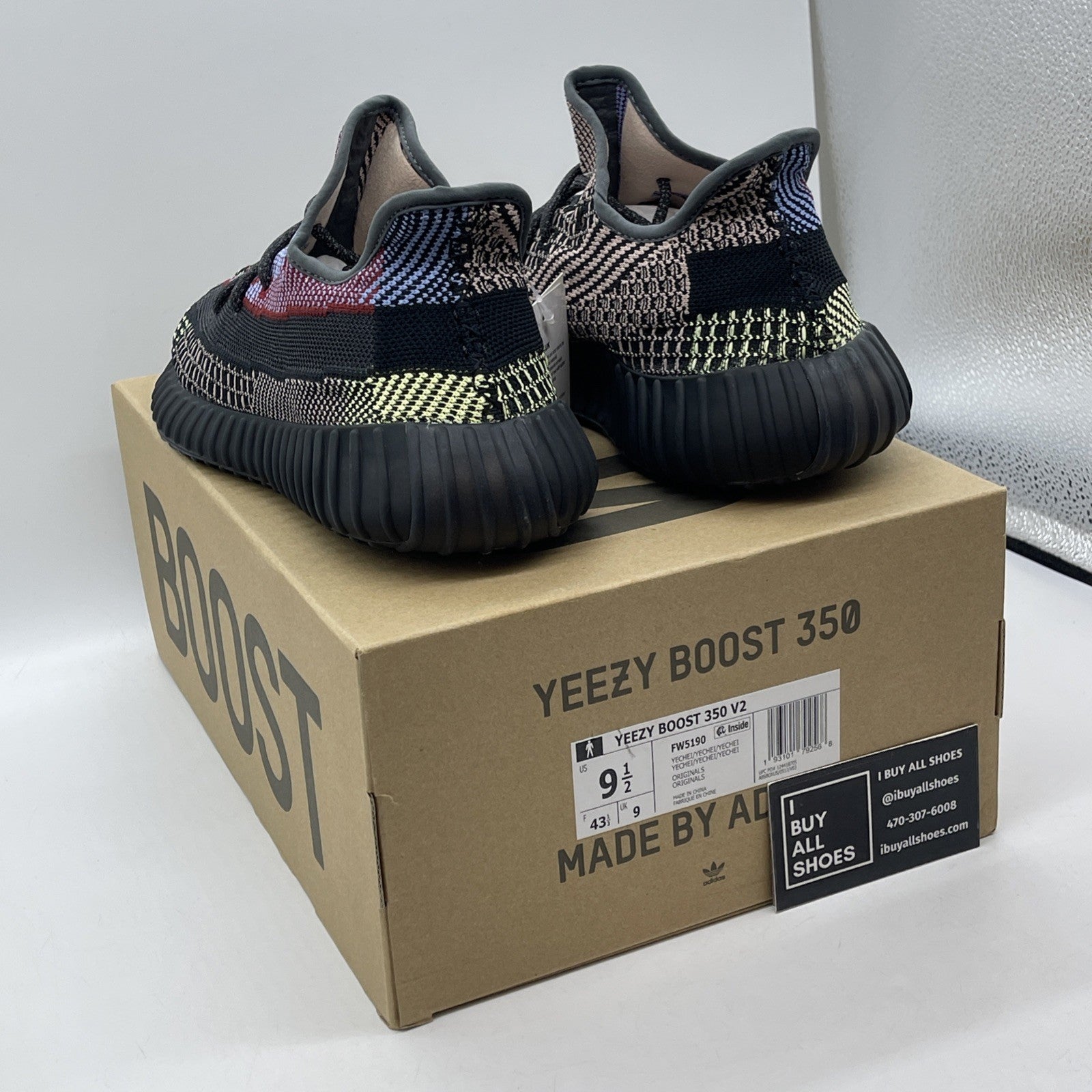 Size 9.5 - adidas Yeezy Boost 350 V2 Yecheil Non-Reflective Suede (FW5190)