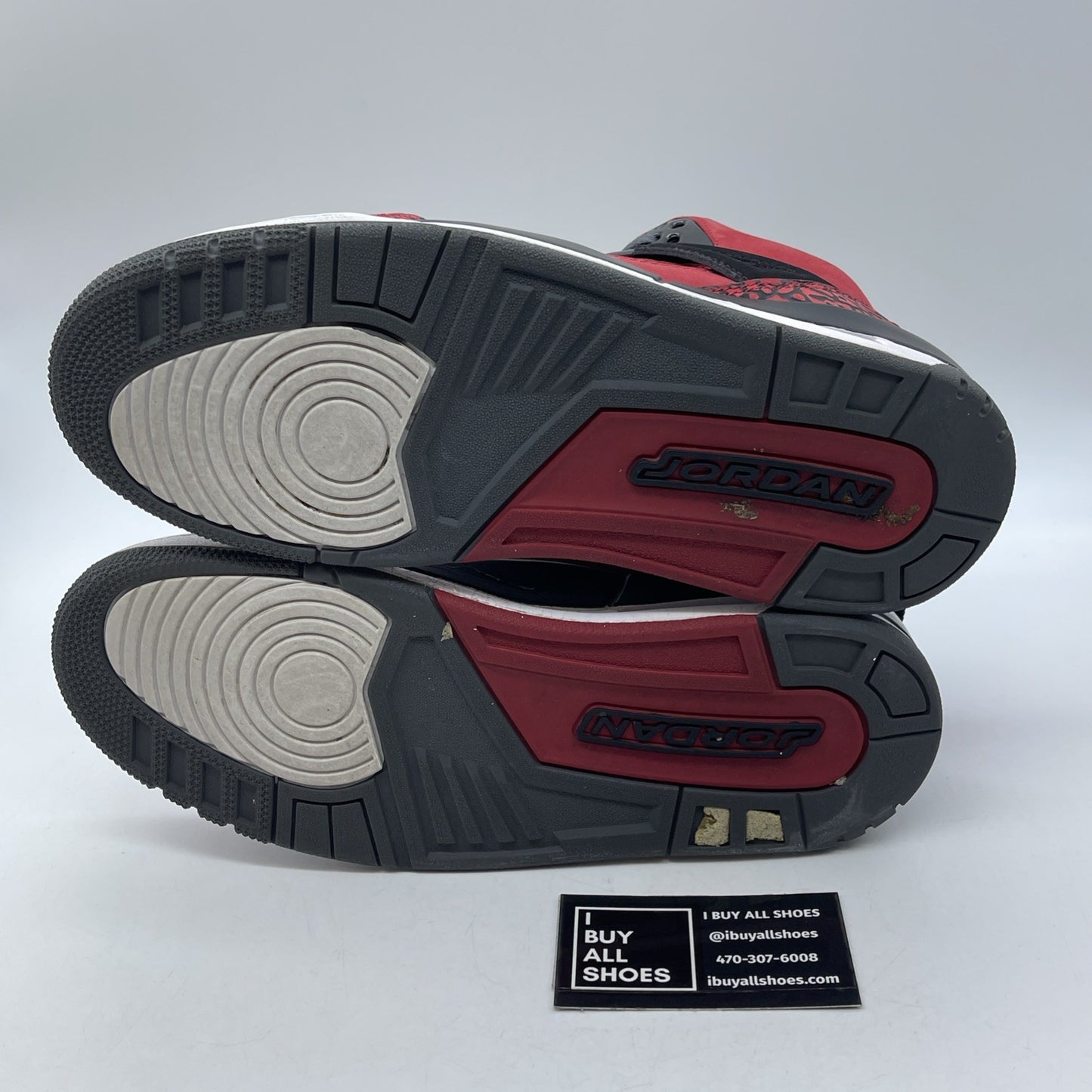 Size 9 - Jordan Spizike Toro Bravo Red Black Suede (315371-601)