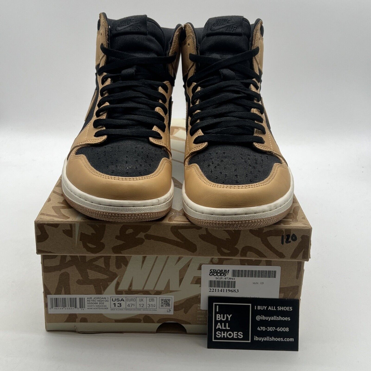 Size 13 - Air Jordan 1 Retro High OG Heirloom 2022 (555088-202)