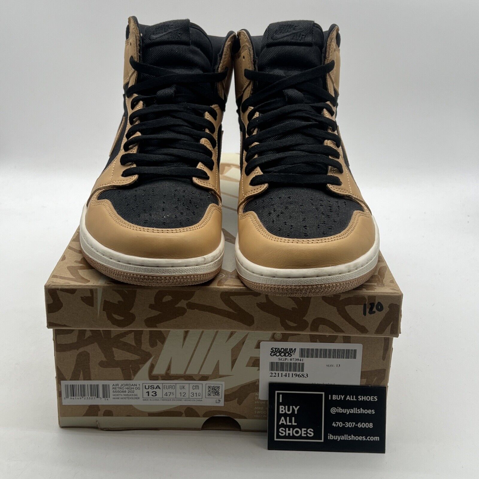 Size 13 - Air Jordan 1 Retro High OG Heirloom 2022 (555088-202)