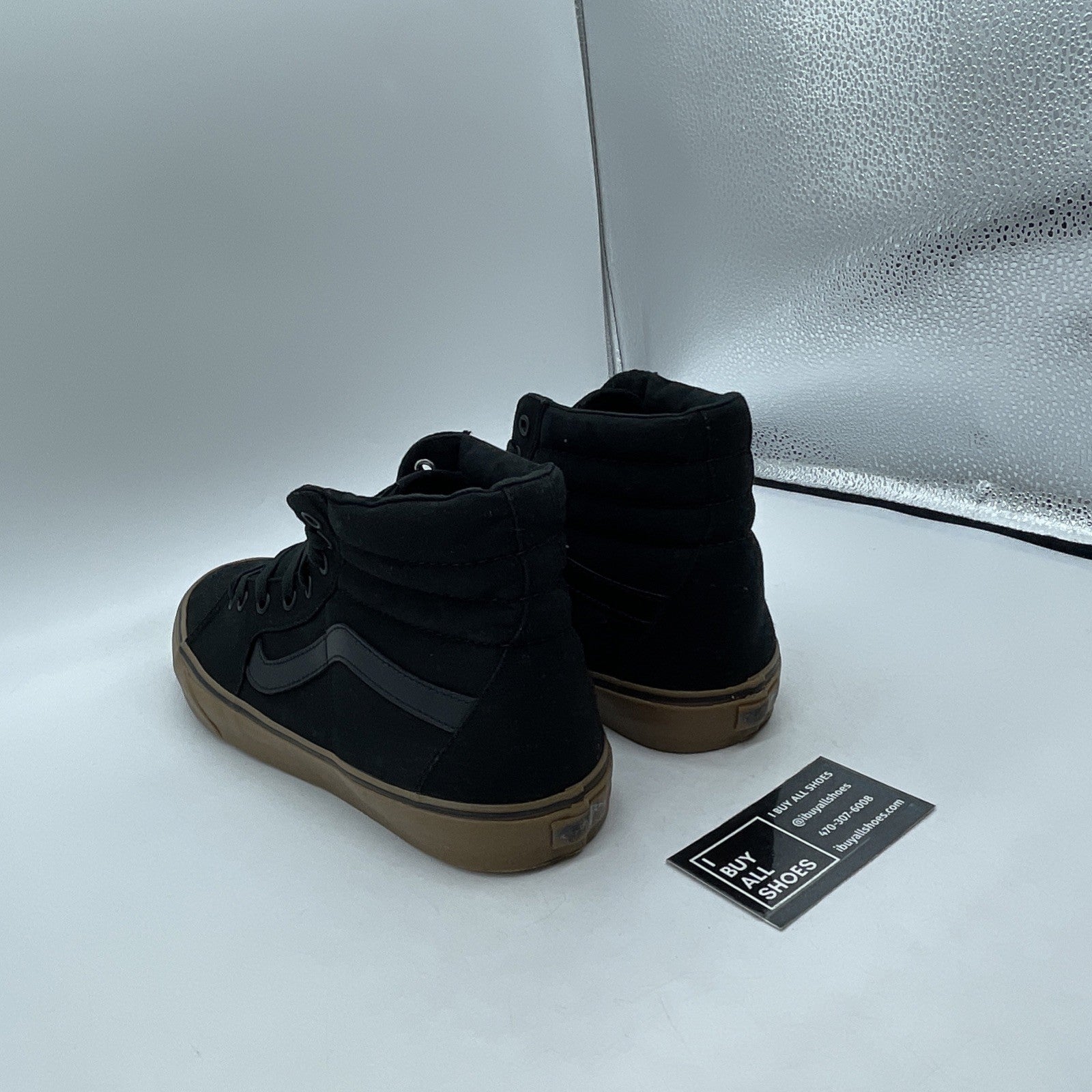 Size 12 - VANS Sk8- Reissue Canvas High Black Light Gum NWB (VNOA2XSBL0D)