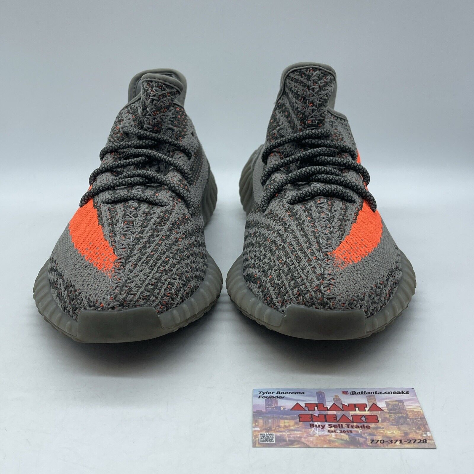 Size 11.5 - adidas Yeezy Boost 350 V2 Low Beluga Reflective Gray Orange (GW1229)