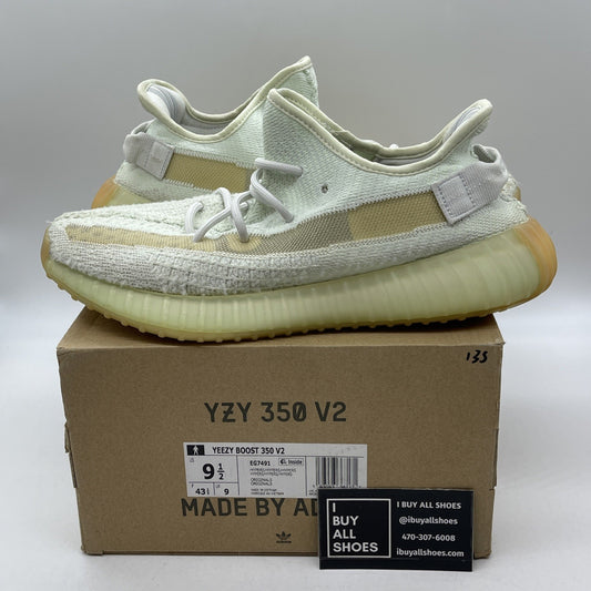 Size 9.5 - adidas Yeezy Boost 350 V2 Low Hyperspace White Suede (EG7491)