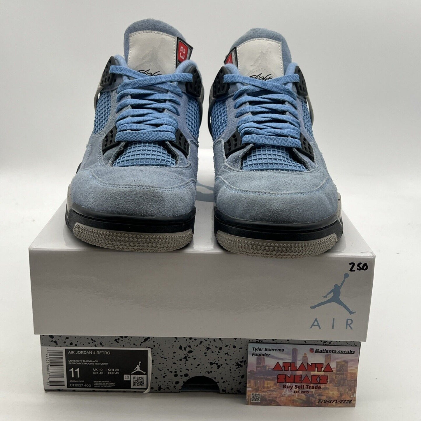 Size 11 - Air Jordan 4 Retro Mid University Blue (CT8527-400)